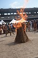 Egungun displaying during festival got burn life 01