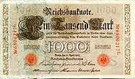 1000 markkaa 1910