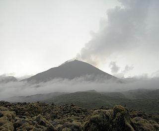 <span class="mw-page-title-main">Reventador</span> Active volcano in Ecuador