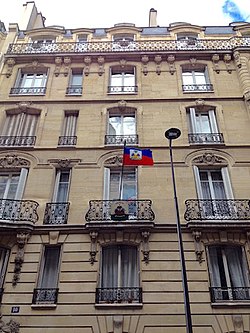 Ambassade d&#039;Haïti en France