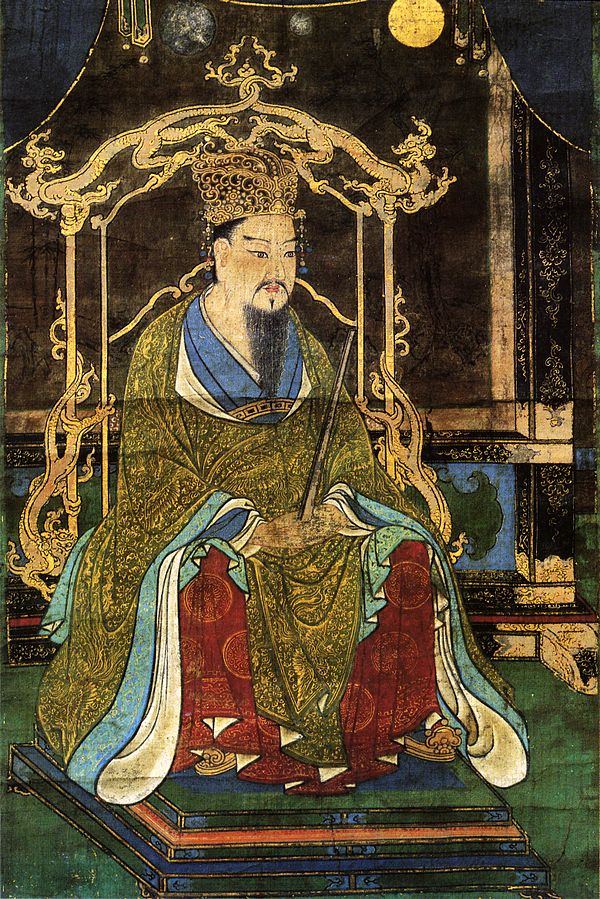 Kanmu, 50th emperor of Japan. The branch of the Taira clan (Heishi) to which Masakado belonged, the Kanmu Heishi (桓武平氏), traces itself from Kanmu's ch