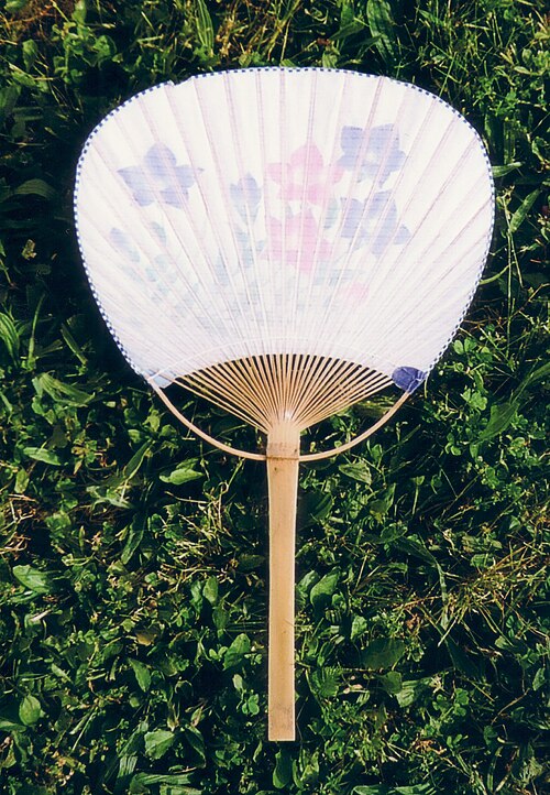 The Eastern fan (uchiwa) is Sasuke's clan symbol.