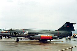F-104G du MFG-2 d'Eggebek vu à Ramstein AB en 1984