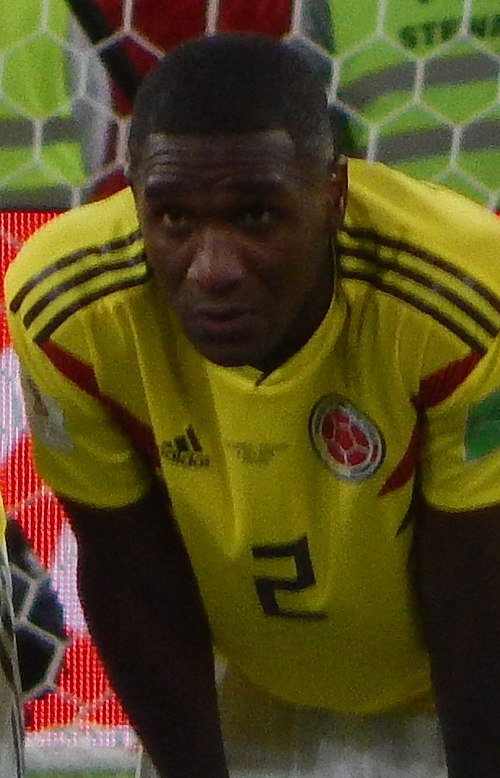 Zapata with Colombia at the 2018 FIFA World Cup