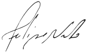 signature de Felipe Neto