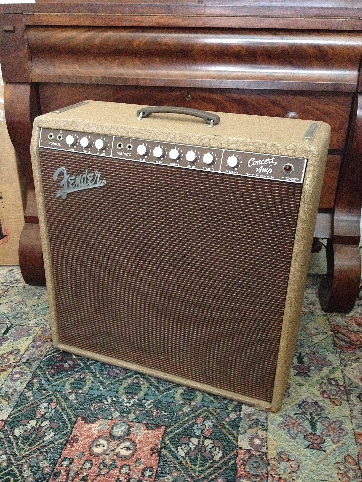 1960 fender concert amp