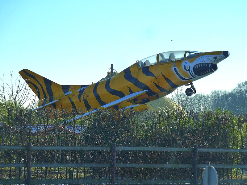 File:Fiat G91 startet bei Twisteden - panoramio.jpg