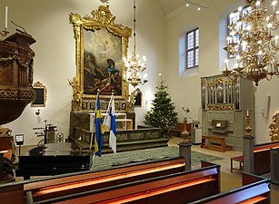 Altar och lilla orgeln