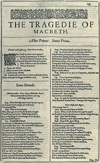 <i>Macbeth</i> Play by William Shakespeare