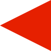 Drapeau d'un commandant d'artillerie des Forces de défense royales hongroises (1939) .svg