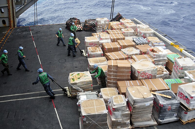 File:Flickr - Official U.S. Navy Imagery - Sailors move supplies aboard ship.jpg