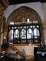 Francis Memorial Screen, erected in 1886, in Waltham Abbey Church.