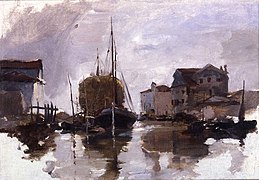 1881-82ː The Harbour at Chioggia