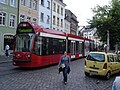 Deutsch: Combino beim Schwabentor English: Tram next to the Schwabentor