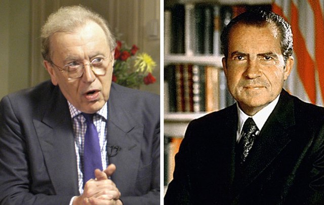 Howard directed Frost/Nixon (2008) based on the conversations between David Frost and Richard Nixon
