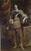 Антони ван Дайктің (Француз Кондэ) 1634 ж. Франция Гастоны, Орлеан герцогы туралы толық портреттік суреті .jpg