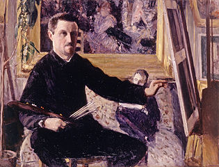 Autoportrait au chevalet (1879-1880), collection privée.