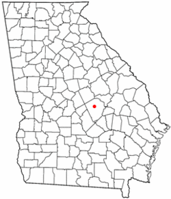 Location within the state of Georgia