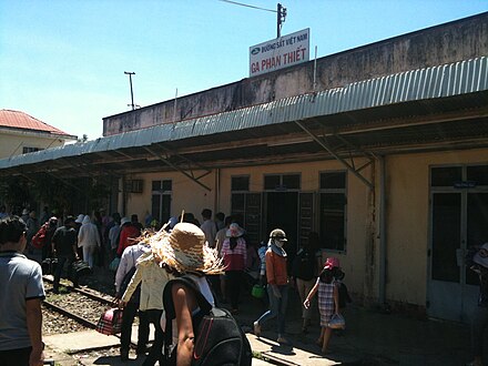 At Phan Thiet railway station