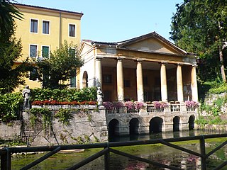 <span class="mw-page-title-main">Loggia Valmarana</span> UNESCO World Heritage Site in Veneto, Italy