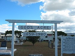 God's Acre Cemetery, 2005.JPG