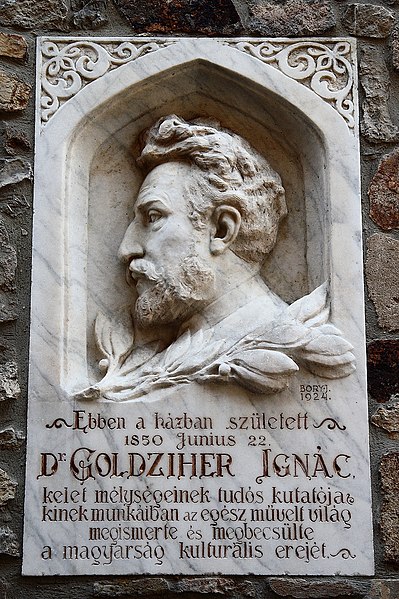 File:Goldziher Szekesfehervar memorial plaque.JPG