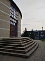 English: Byzantine Catholic Church of the Holy Seven Slavonic Saints in Sobrance Slovenčina: Grékokatolický Farský chrám prepodobných otcov sedmopočetníkov v Sobranciach