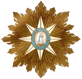 Plaque de Grand-croix de l'ordre royal noble de l'Étoile du Sud