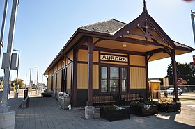 Illustrativt billede af Aurora station-artiklen