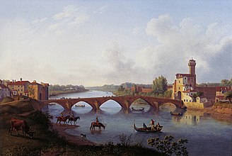 Der Ponte a Mare in Pisa (1799)