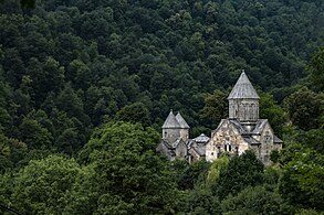 Haghartsin Monastery, view from the viewing platform at the chapel Լուսանկարիչ՝Vladimir Pankratov