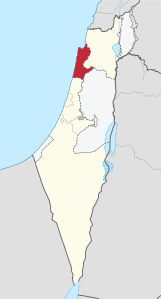 Districtul Haifa - Locație