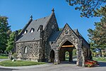 Thumbnail for File:Halley Chapel - south front - Riverside Cemetery Cleveland (30341448974).jpg