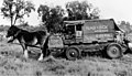 Hawkers horsedrawn caravan in the Windorah district, ca. 1953 (28456329984).jpg