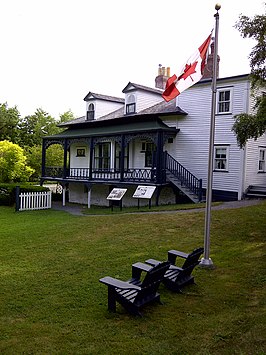 De als National Historic Site erkende Hawthorne Cottage uit 1835