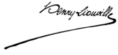 signature de Henri Liouville