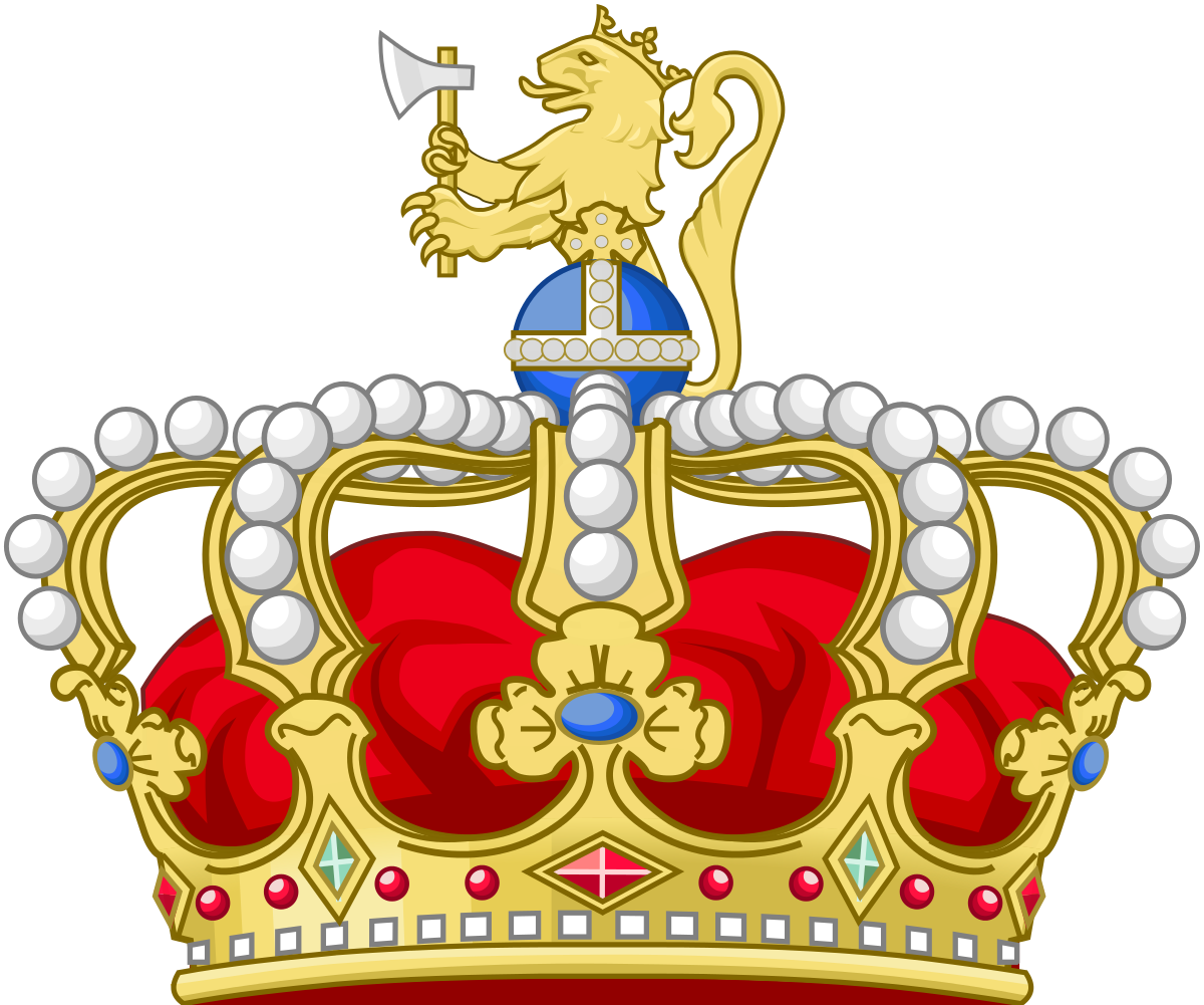 Герб корона какого города. Королевские геральдические короны. Королевская корона геральдика. Королевская корона Норвегия. Королевские регалии Дании.