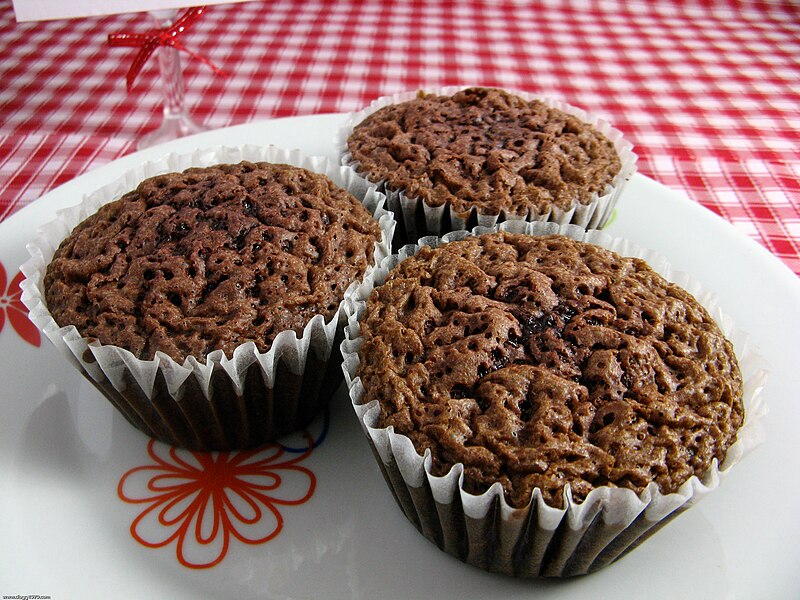 File:Homemade brownie cupcakes.jpg