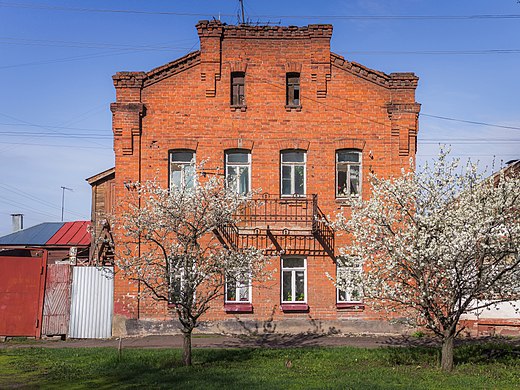 106. Кирпичный дом в ансамбле «домов мастеровых», Тамбов Автор — Саня Новиков