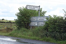 The R327 at Tulrahan IMG SignR327road2726.jpg