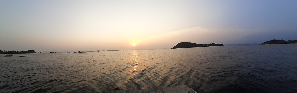 Sunset seen from Paquetá Island