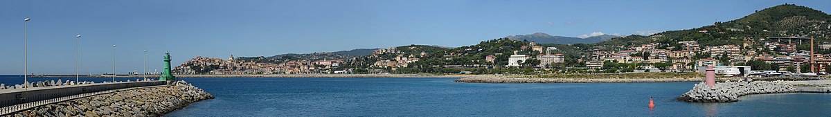 Imperia (Ligurien) mit Porto Maurizio und Oneglia