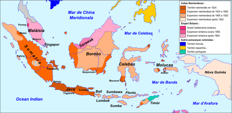 File:Indonesia - Conquista neerlandesa après 1824.png