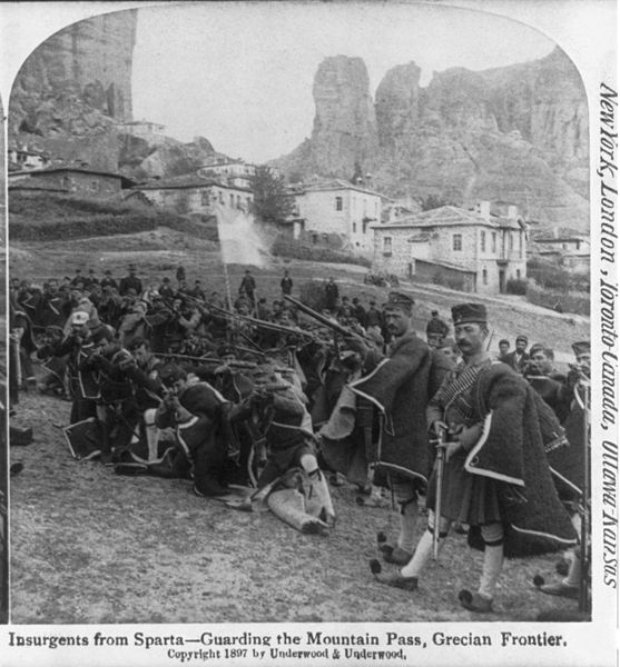 File:Insurgents from Sparta - guarding the mountain pass, Grecian frontier.jpg