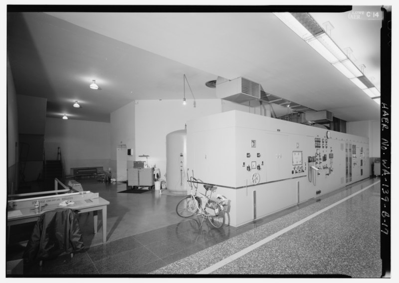 File:Interior of Right Powerhouse, showing control panel for generator No. 10, looking southwest. - Columbia Basin Project, Grand Coulee Dam Powerplant Complex, Grand Coulee, Grant HAER WASH,13-GRACO,1B-17.tif