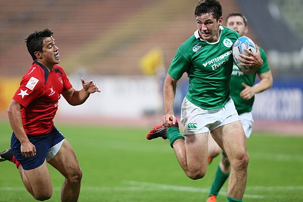 Ireland defeated Chile at the 2017 Oktoberfest 7s tournament.