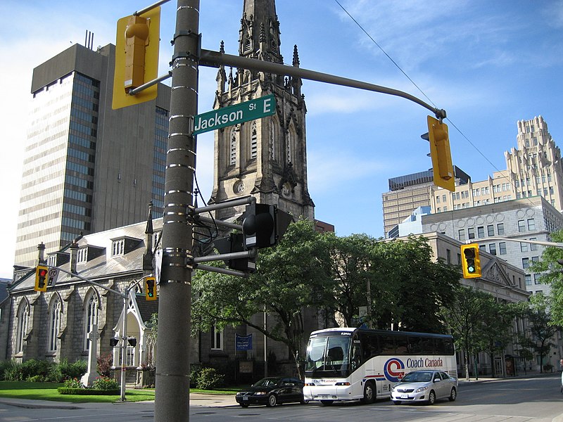 Corner of Jackson and James Streets JacksonStreetHamilton.JPG