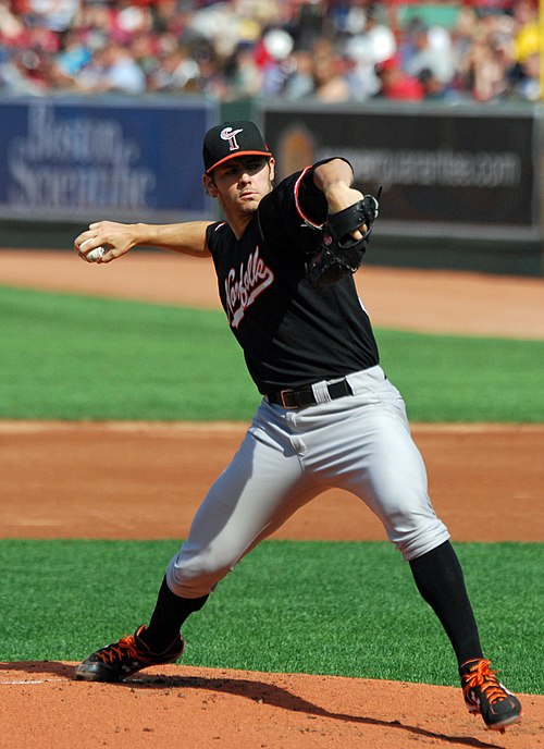 Arrieta pitching for the Norfolk Tides in 2009