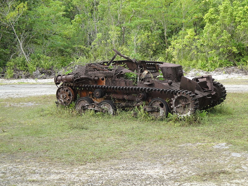 File:Japanese World War II Tank at Peleliu.JPG