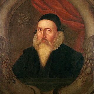 <span class="mw-page-title-main">John Dee</span> 16th-century English mathematician, astrologer, and alchemist